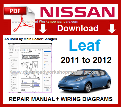 Nissan leaf repair manual